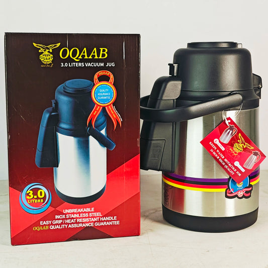 Stainless Steel Thermos Flask – Insulated, Leakproof (3L–5L)