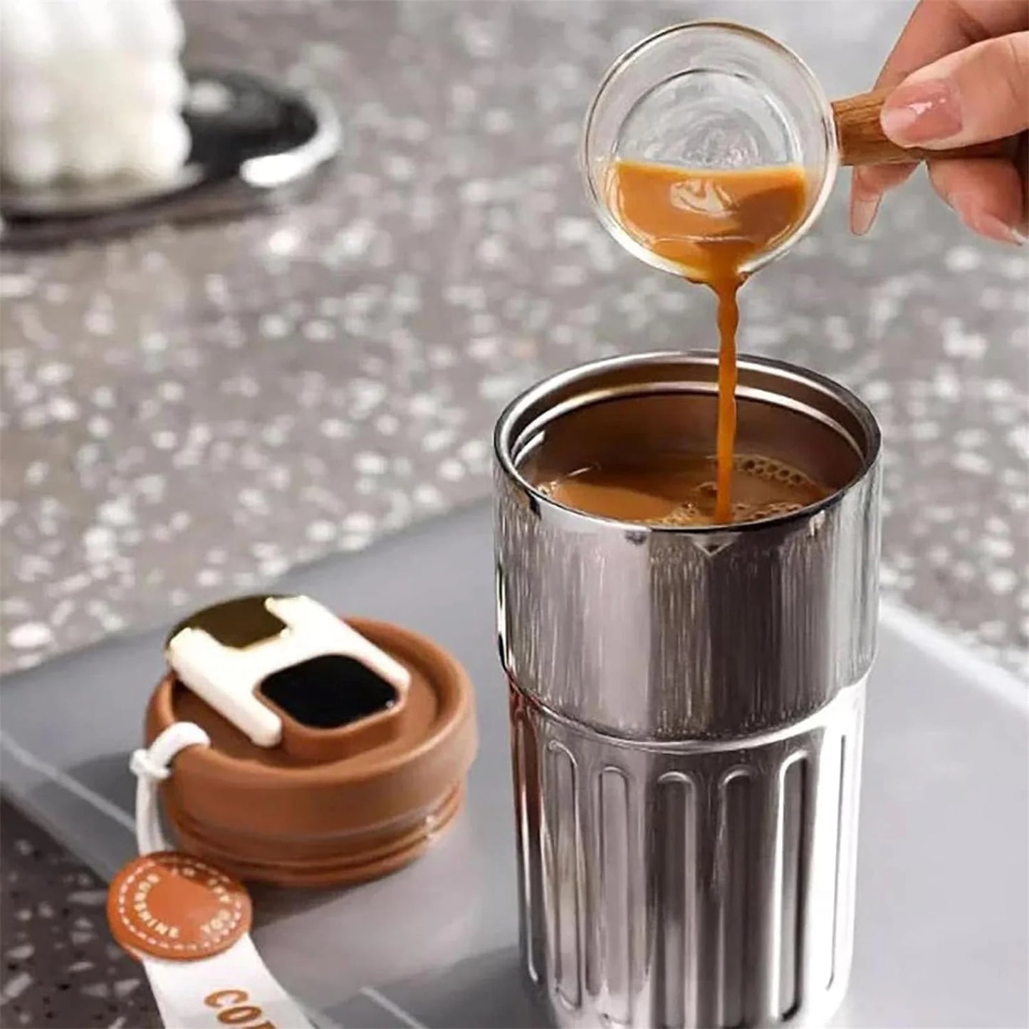Stainless Steel Coffee Tumbler – Keep Your Coffee Hot in Style