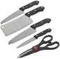 Essential 5-Piece Knife & Scissor Set – Slice, Chop, Cut with Ease