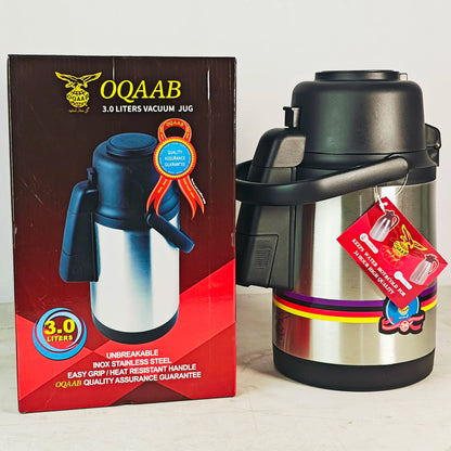 Stainless Steel Thermos Flask – Insulated, Leakproof (3L–5L)