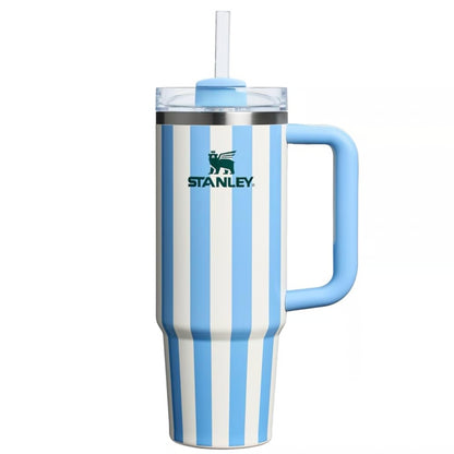 STANELY 40oz STRIPES VACCUME TUMBLER THERMOS FOR LONG TIME COLD AND HOT WATER